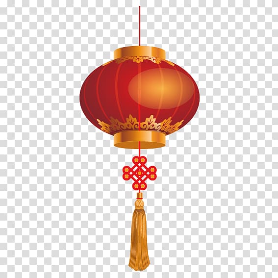 Paper lantern Lighting , chinese year transparent background PNG clipart