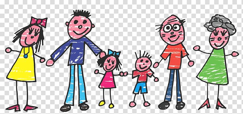 We Are Family Father Grandparent Child, family day transparent background PNG clipart
