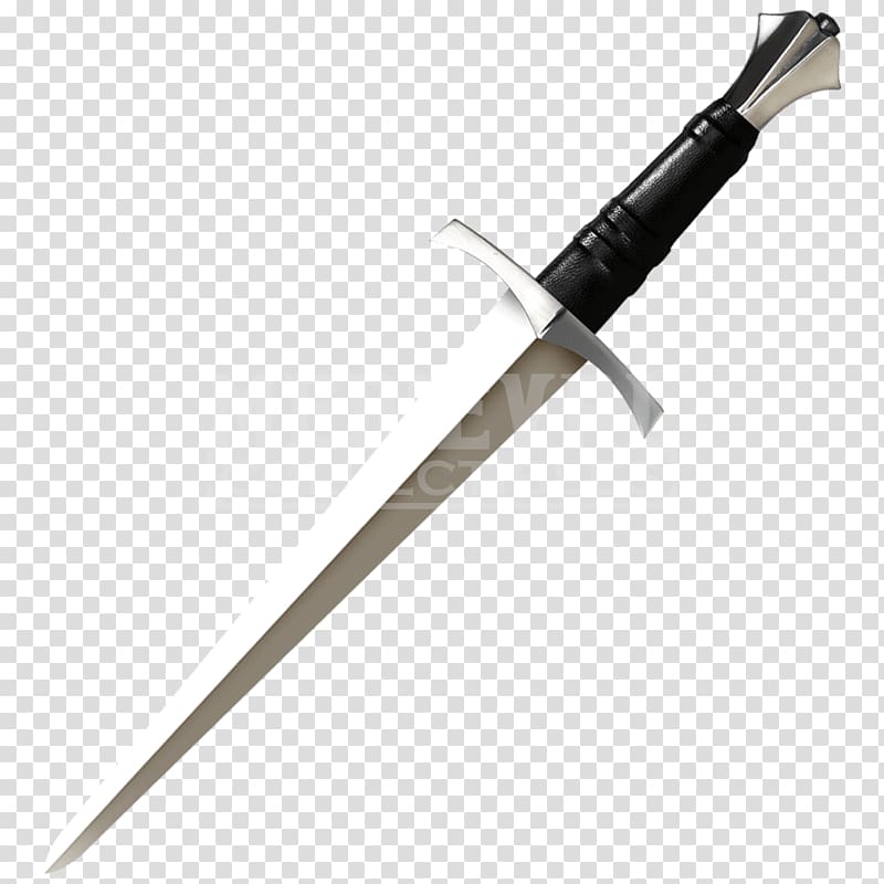 Knife Dagger Cold Steel Longsword, steel transparent background PNG clipart