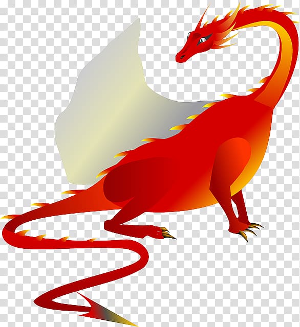 Chinese dragon Welsh Dragon , Creature transparent background PNG clipart