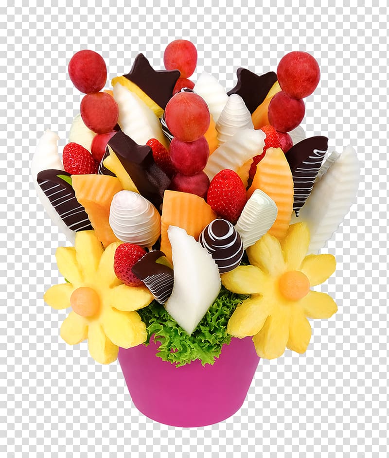 Fruit Bonbon Cut flowers Flower bouquet Gift, gift transparent background PNG clipart