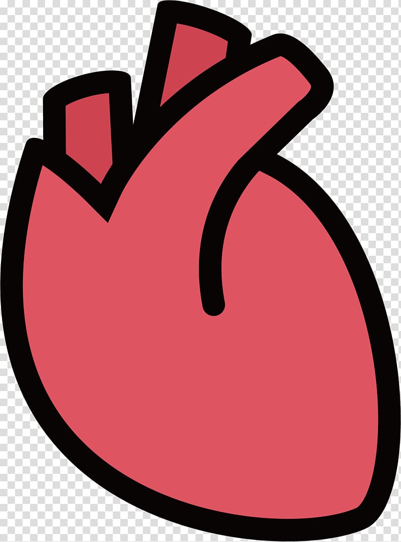 Heart Scalable Graphics Icon, Red heart transparent background PNG clipart