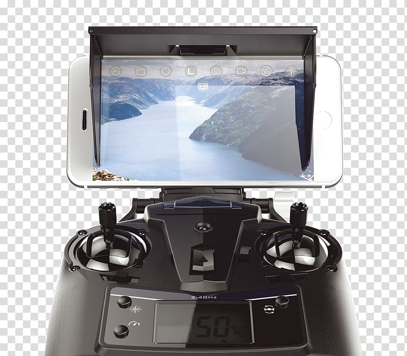 FPV Quadcopter First-person view Unmanned aerial vehicle Drone racing, Camera transparent background PNG clipart