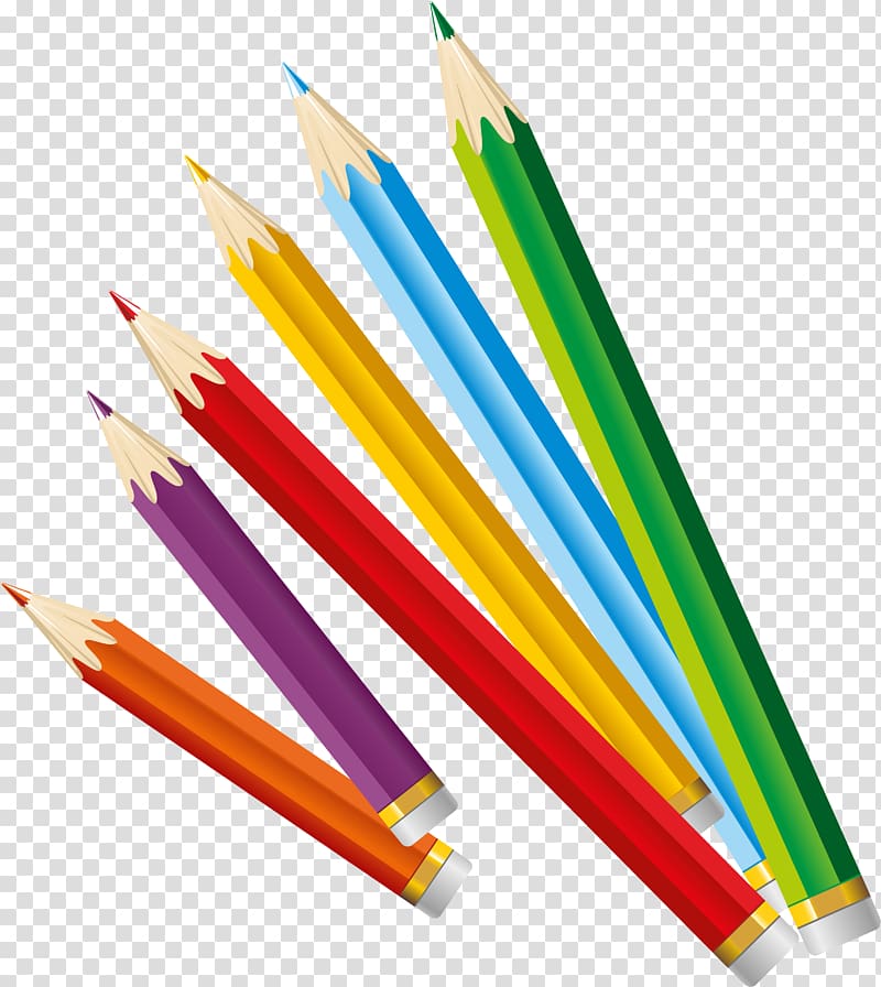 Pencil Office Supplies Writing implement Plastic, pencils transparent background PNG clipart