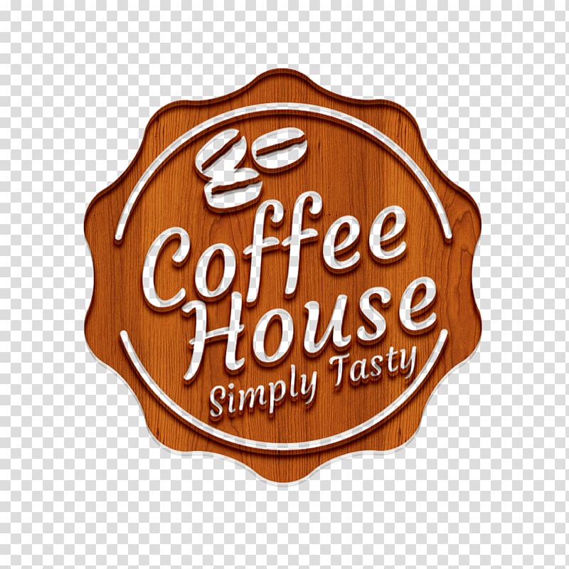 coffee logo display prototype transparent background PNG clipart