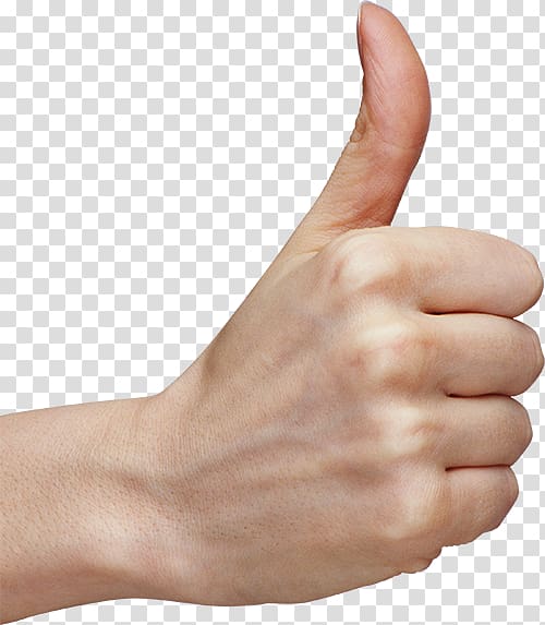 Thumb signal Hand Gesture , hand transparent background PNG clipart