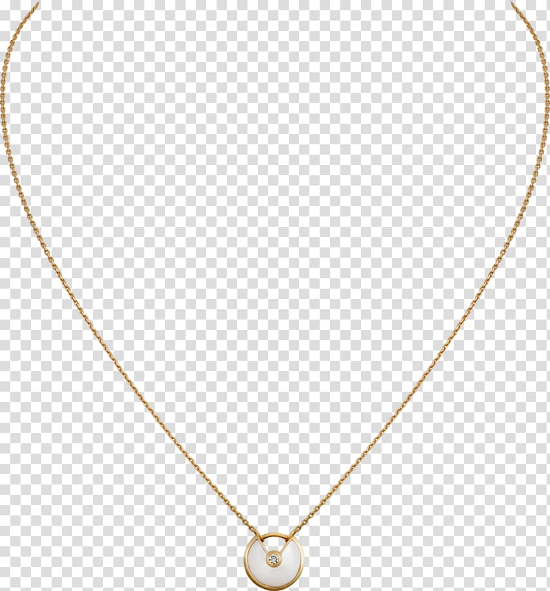 Material Body piercing jewellery, Cartier gold necklace transparent background PNG clipart