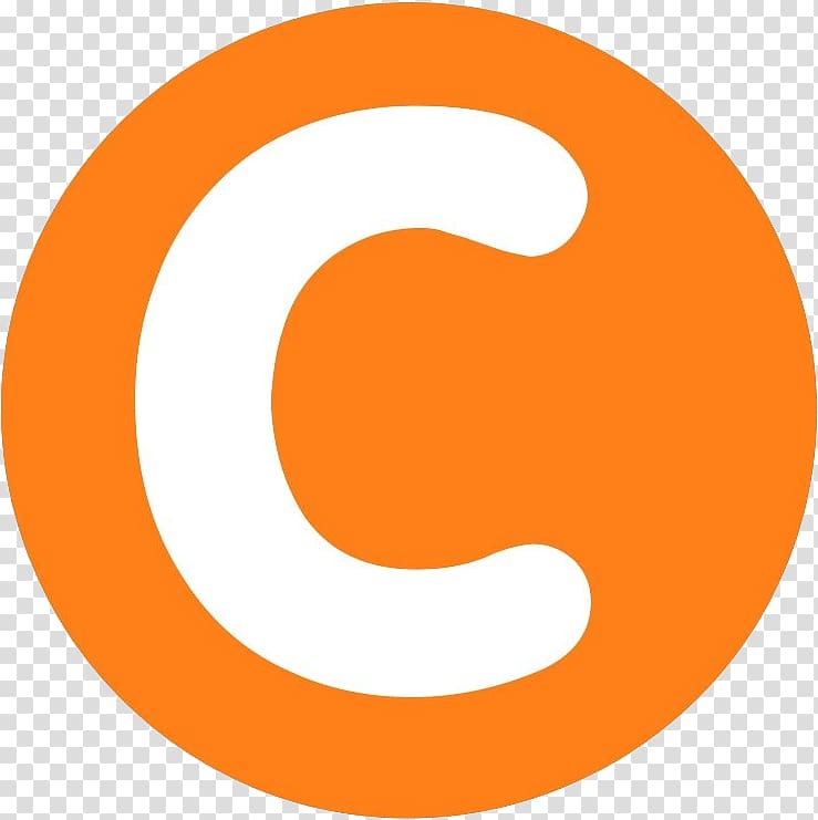 Circle , letter C transparent background PNG clipart