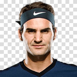 Roger Federer, Roger Federer Portrait transparent background PNG clipart