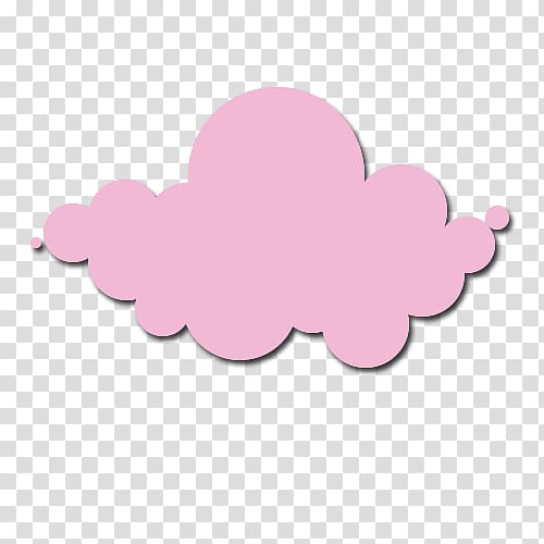 Signature Cloud storage, pink ribbon transparent background PNG clipart