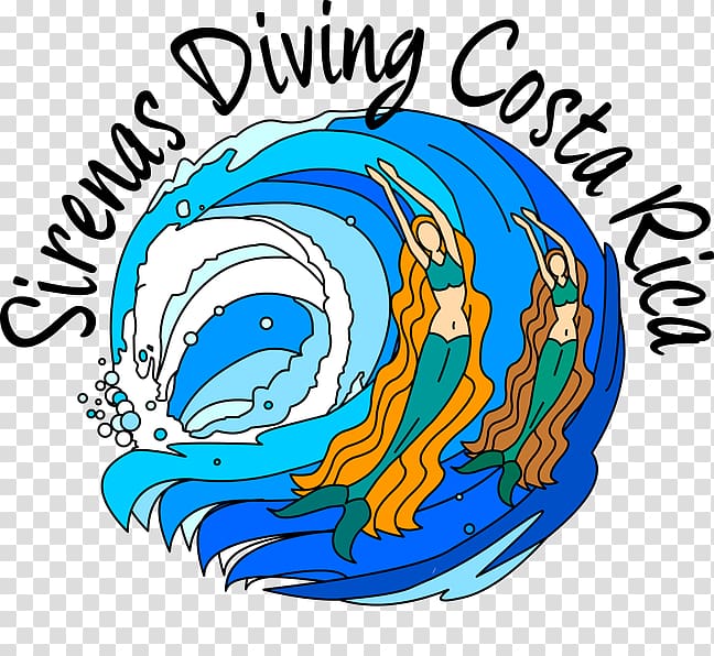 Sirenas Diving Costa Rica Dive center Scuba diving Playa Guiones Playa Garza, 07 Years Of Excellence Logo transparent background PNG clipart