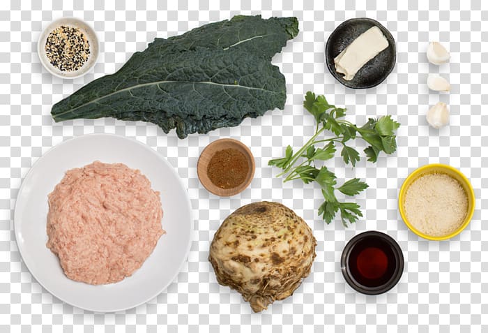 Vegetarian cuisine Meatball Mashed potato Chicken balls Recipe, Lacinato Kale transparent background PNG clipart