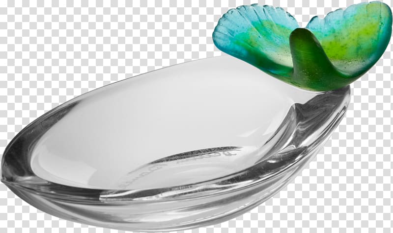 Daum Art Deco Lead glass, cactus vase transparent background PNG clipart