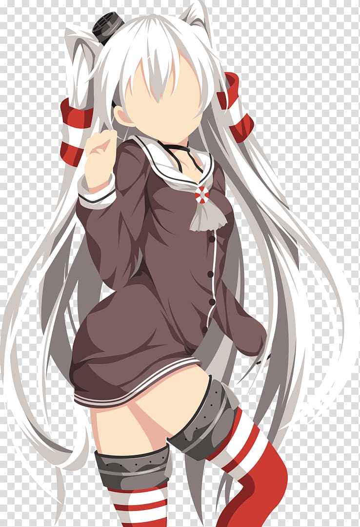 Kantai Collection Anime Japanese destroyer Amatsukaze Mangaka, Japanese Destroyer Amatsukaze transparent background PNG clipart