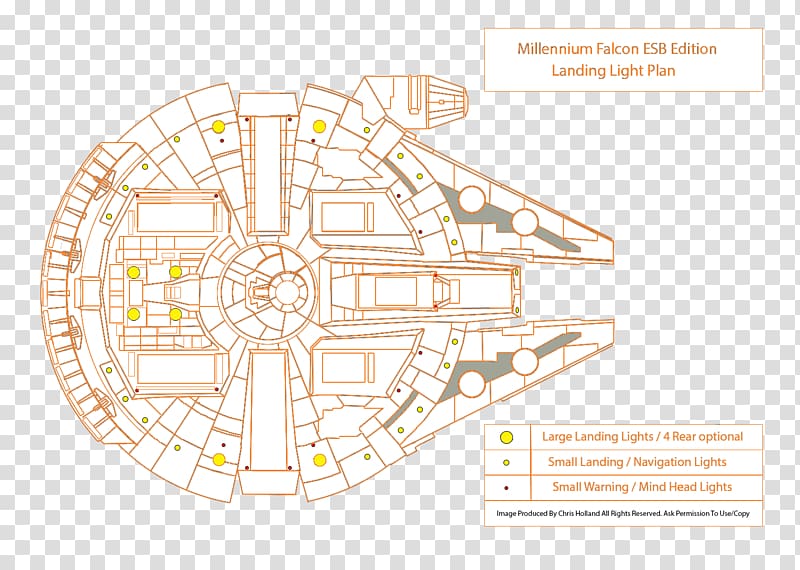 Han Solo Millennium Falcon Star Wars Lighting Portable Network Graphics, Millennium falcon transparent background PNG clipart