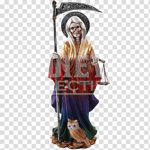 Statue Santa Muerte Bible Religion Folk saint, santa muerte transparent background PNG clipart