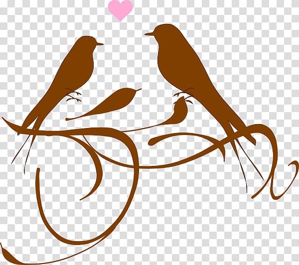 Lovebird Wedding Drawing , love tree transparent background PNG clipart