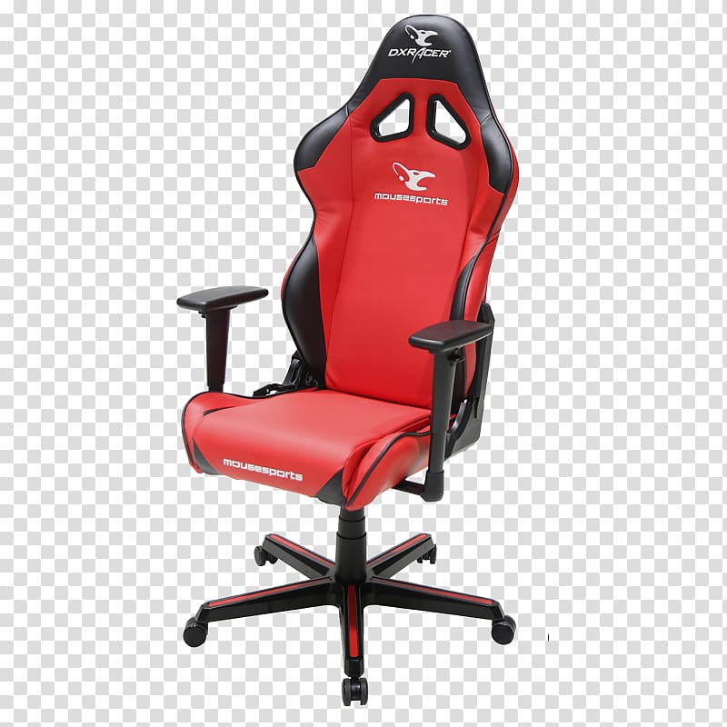 Gaming chair DXRacer Video game Office & Desk Chairs, chair transparent background PNG clipart