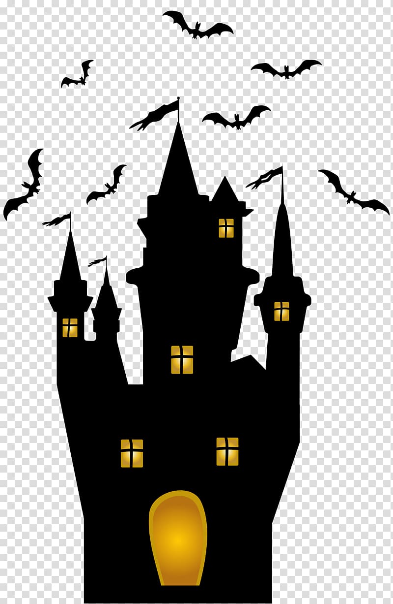 Bran Castle Halloween Haunted house , Castle transparent background PNG clipart