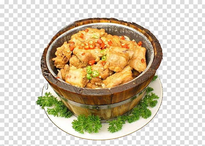 Asian cuisine Spare ribs Chinese cuisine Galbi-jjim, Pizza spicy ribs transparent background PNG clipart
