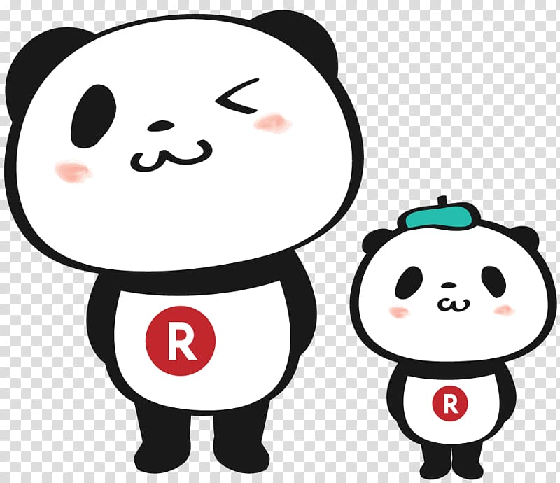 Rakuten Shopping Giant panda Edy 楽天スーパーポイント, techo transparent background PNG clipart