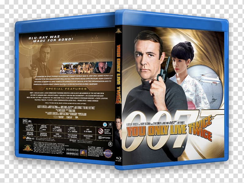 James Bond Film Series Blu-ray disc DVD, james bond transparent background PNG clipart