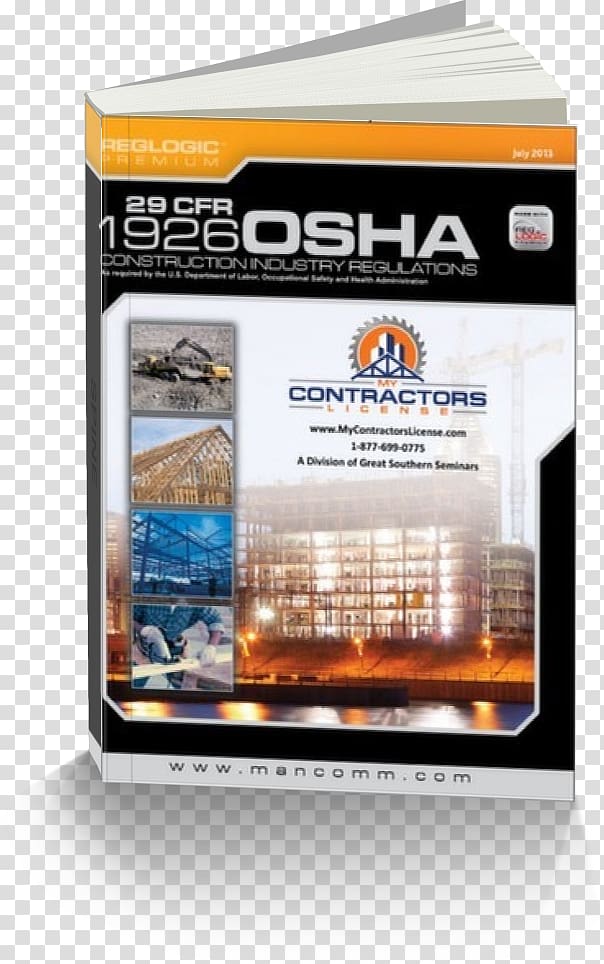 Occupational Safety and Health Administration Architectural engineering General contractor California Contractors State License Board Title 29 of the Code of Federal Regulations, building transparent background PNG clipart