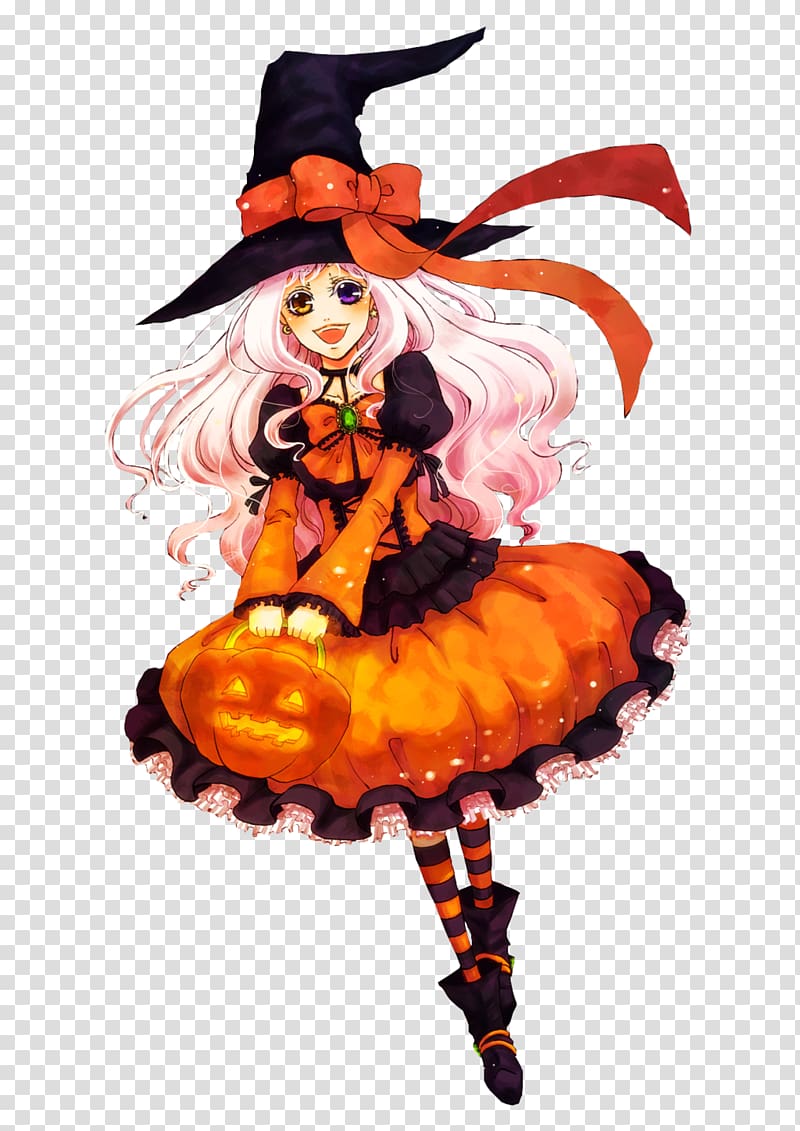 Halloween Anime Drawing Manga , halloween pumpkin transparent background PNG clipart