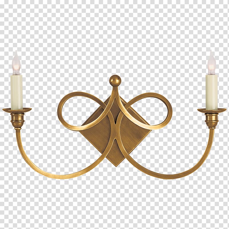 Lighting Sconce Visual comfort probability Light fixture, double light transparent background PNG clipart