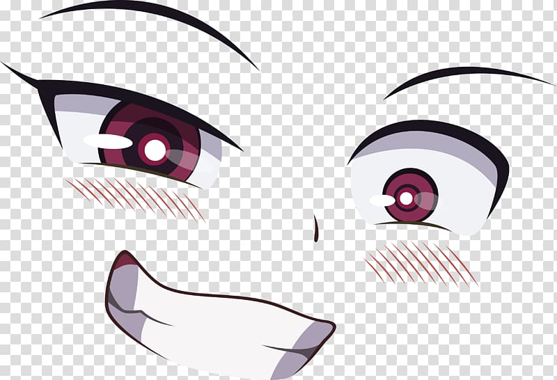 Anime Drawing Face, Anime transparent background PNG clipart