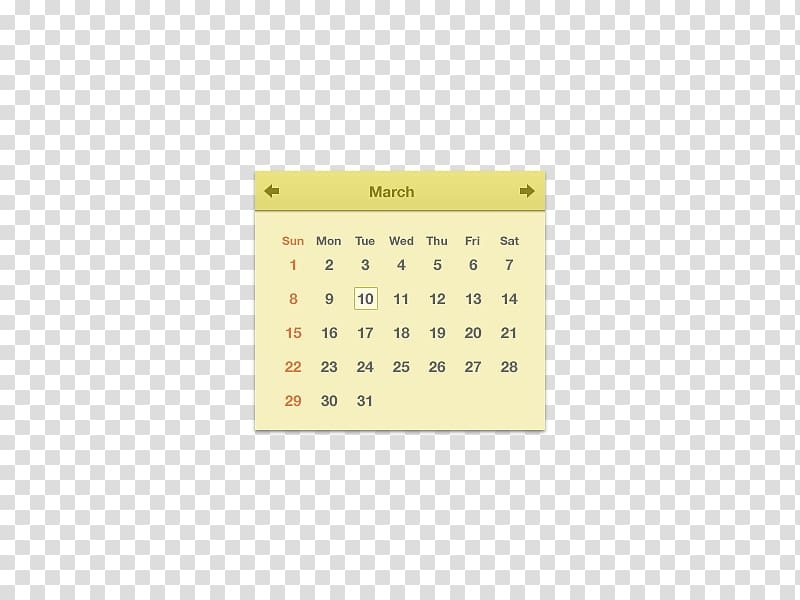 Brand Yellow Pattern, Calendar pages transparent background PNG clipart