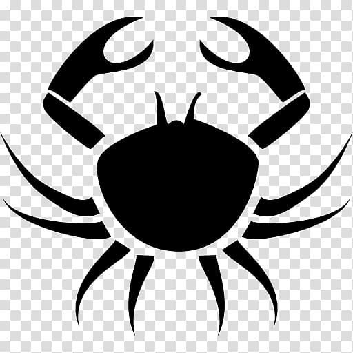 Crab Cancer Astrological sign Symbol, crab transparent background PNG clipart