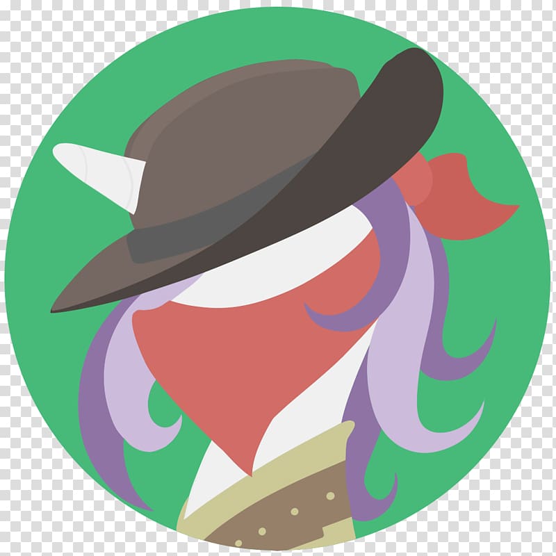 Kerchief Cowboy hat Art , modern minimalist trifold transparent background PNG clipart