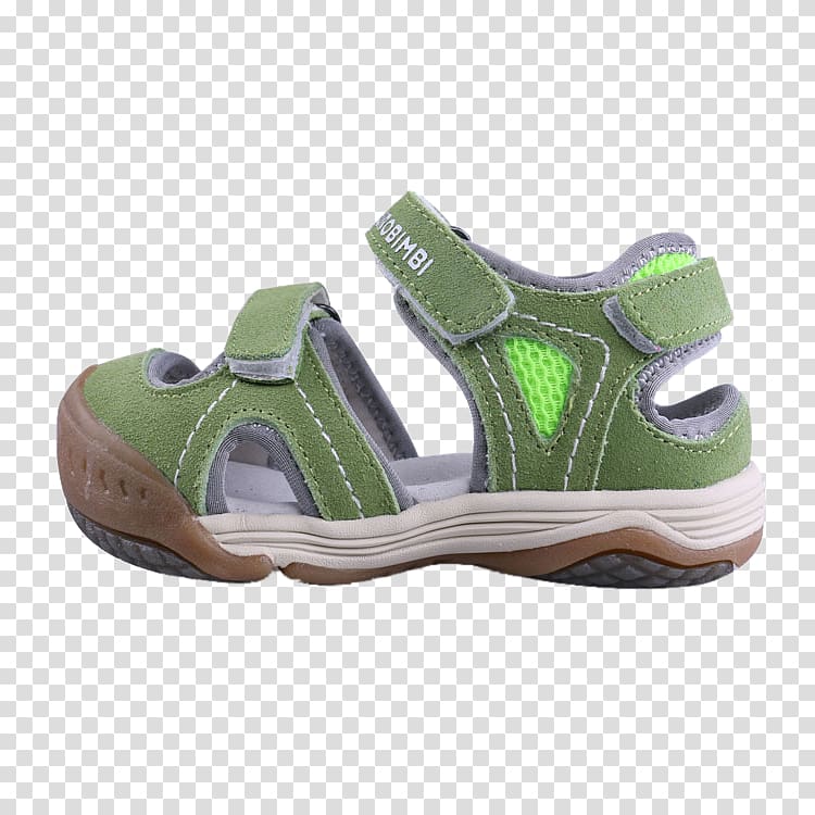Baotou Europe Shoe Sandal, European Green baby sandals tendon at the end of Baotou function transparent background PNG clipart