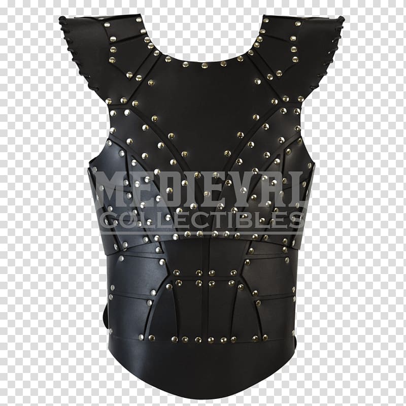 Armour Body armor Cuirass Leather Brigandine, armour transparent background PNG clipart