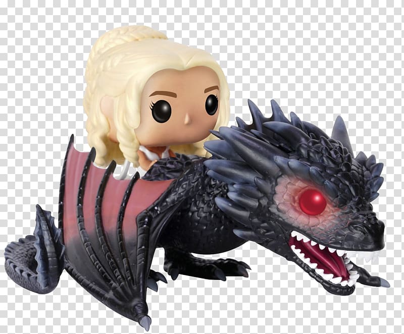 Daenerys Targaryen Drogon Khal Drogo Night King Funko, dragon transparent background PNG clipart