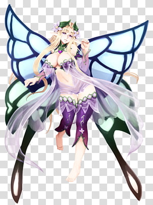 Monster Girl Encyclopedia Fairy Queen Titania Anime Fairy transparent  background PNG clipart  HiClipart