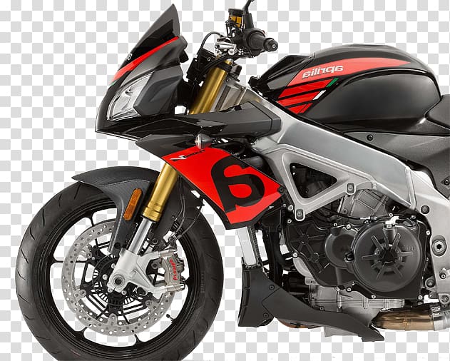 Aprilia Tuono V4 engine Motorcycle Aprilia RSV4, motorcycle transparent background PNG clipart