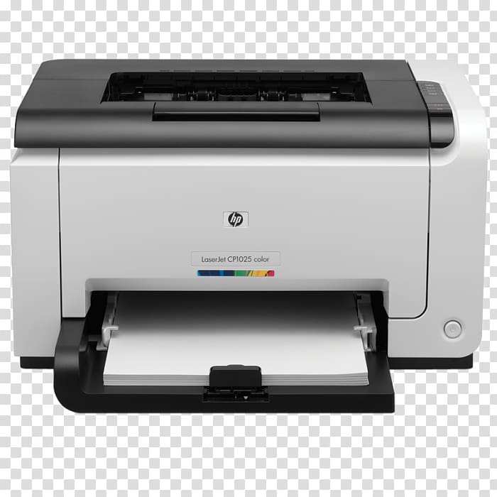 Hewlett-Packard HP LaserJet Pro CP1025 Printer Laser printing, hewlett-packard transparent background PNG clipart