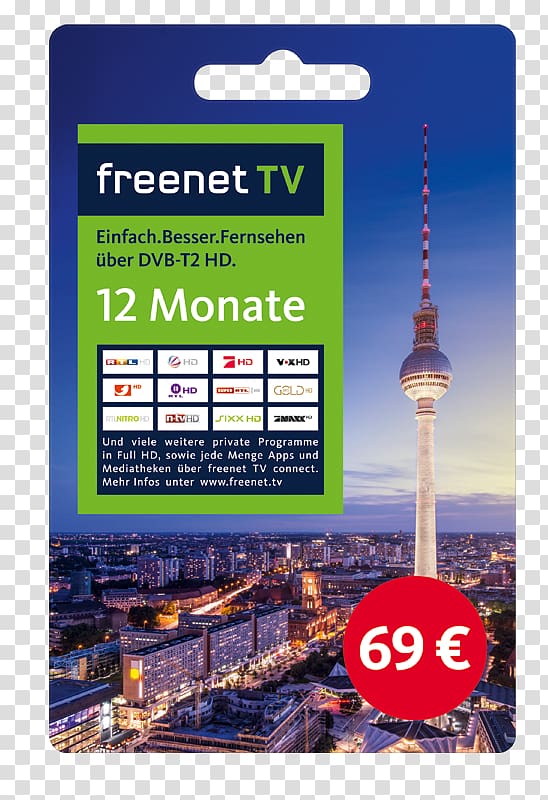 Freenet TV DVB-T2 High-definition television Digital Video Broadcasting, circle hd transparent background PNG clipart