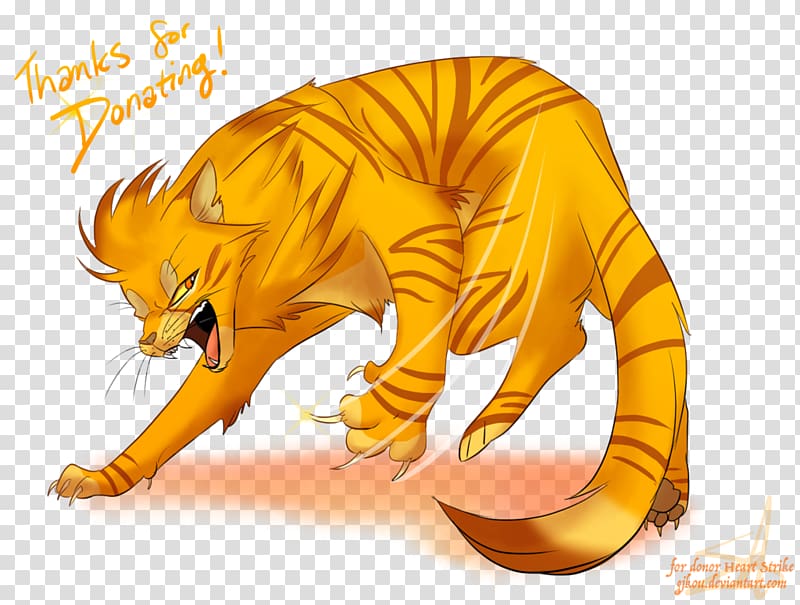 Tiger Warriors Lionblaze Cinderheart Leafpool, tiger transparent background PNG clipart