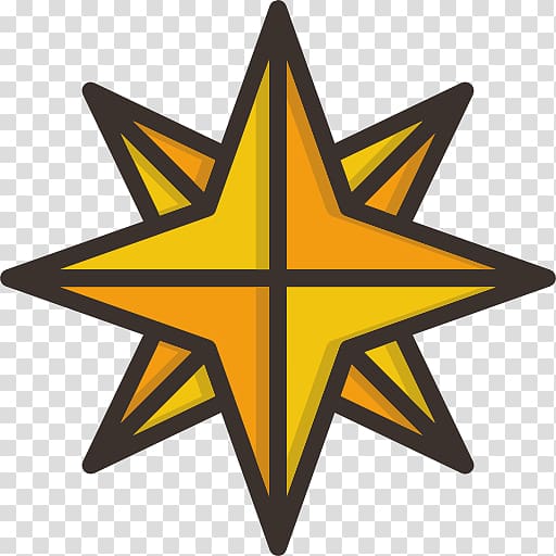 Pole star Shuriken, star transparent background PNG clipart