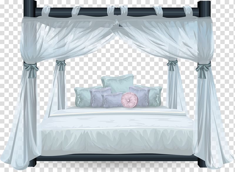 Four-poster bed Canopy bed Bedroom , bed transparent background PNG clipart