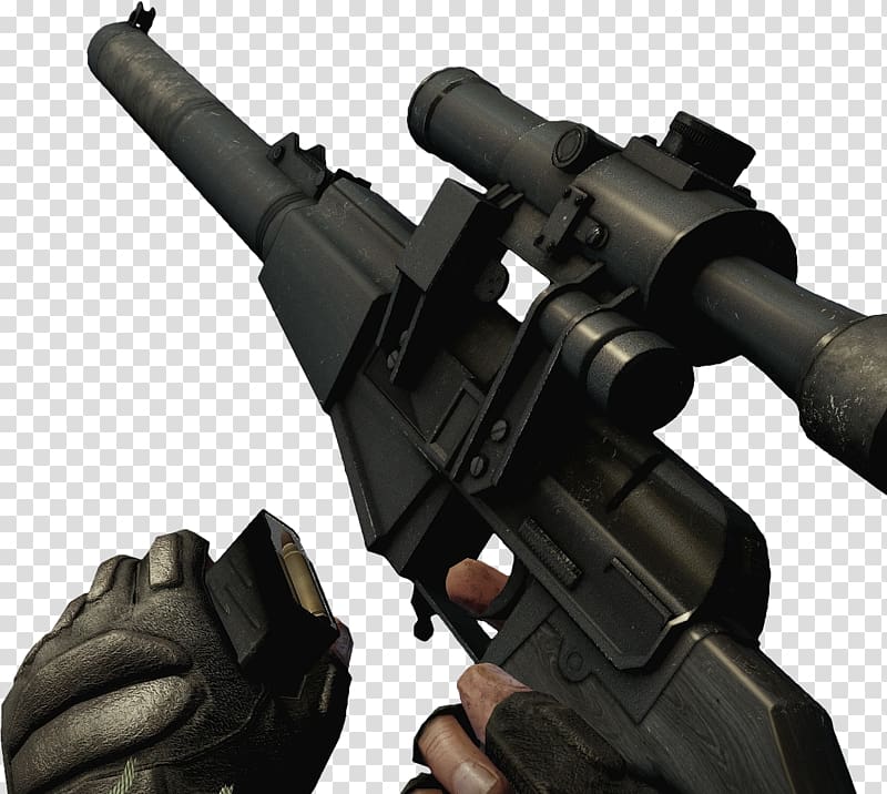 Battlefield: Bad Company 2: Vietnam VSS Vintorez Telescopic sight Weapon Firearm, Battlefield transparent background PNG clipart