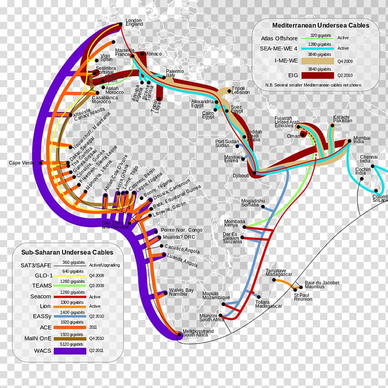 Submarine communications cable Cable Internet access Cable television, map of intracoastal waterway transparent background PNG clipart