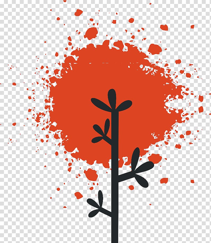 Watercolor painting Ink Watercolour Flowers Orange, others transparent background PNG clipart