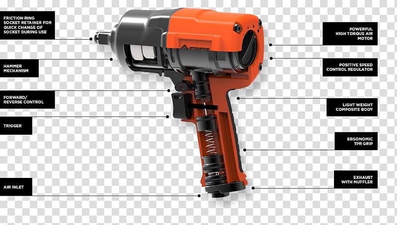 Impact driver Impact wrench Spanners Ratchet Pneumatic torque wrench, torque wrench transparent background PNG clipart