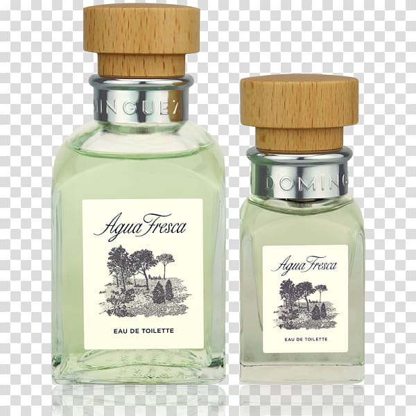 Glass bottle Adolfo Dominguez Fragrances Agua Fresca Eau De Toilette Perfume Liquid, perfume transparent background PNG clipart