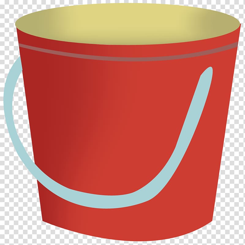 Bucket and spade , cartoon lake water transparent background PNG clipart