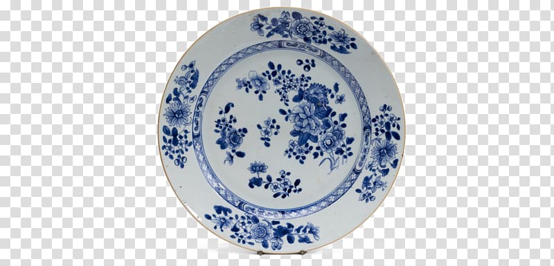 Blue and white pottery Ceramic Plate Porcelain Tableware, English Country House transparent background PNG clipart